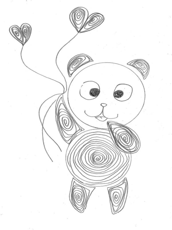 Рисунок для квиллинга шаблоны