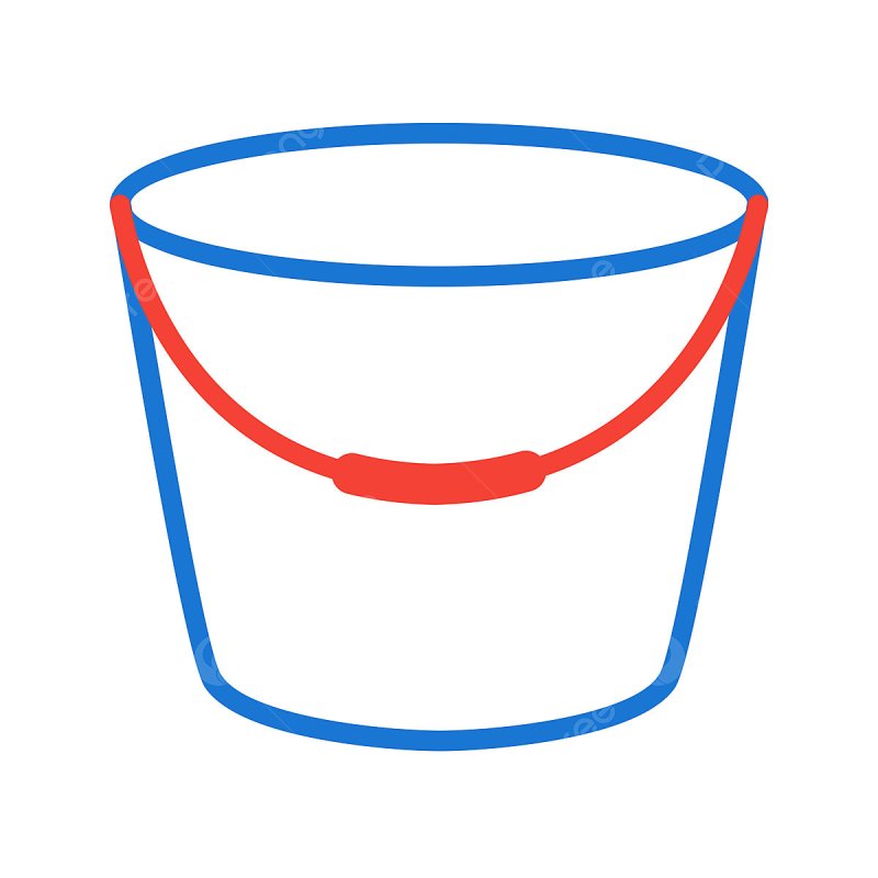 Ведро перевернутое