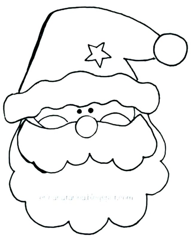 Дед Мороз из фетра выкройка