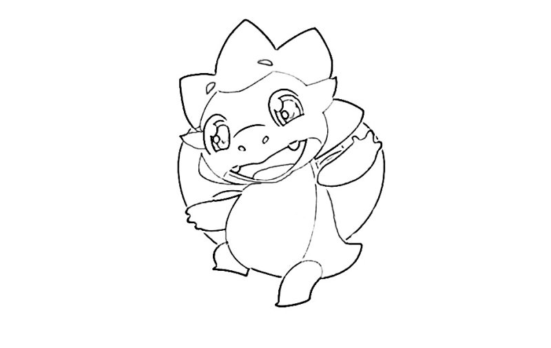 Разукрашки Дракоша Тоша