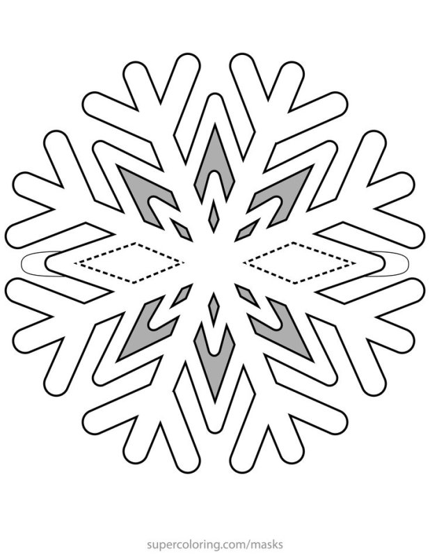 Снежинки для распечатывания