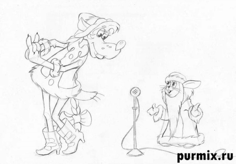 Рисунки карандашом из мультфильмов