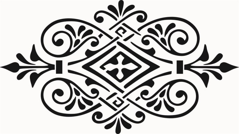 Трафарет узоры