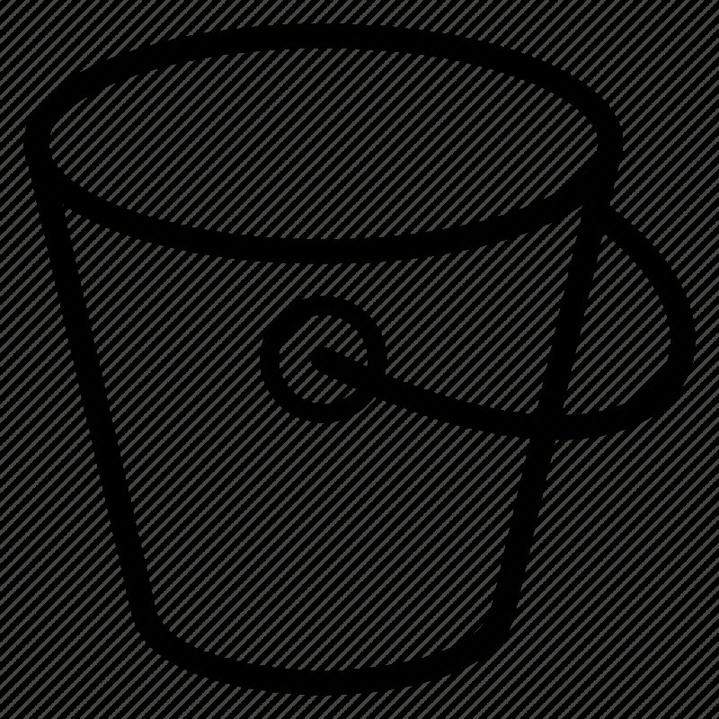 Ведро схематично