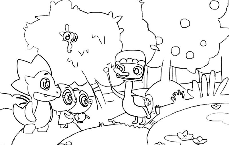 Дракоша раскраска для детей