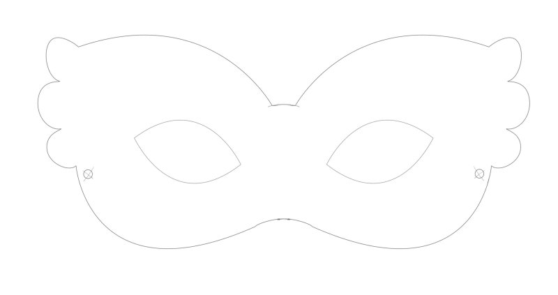 Трафарет - маска