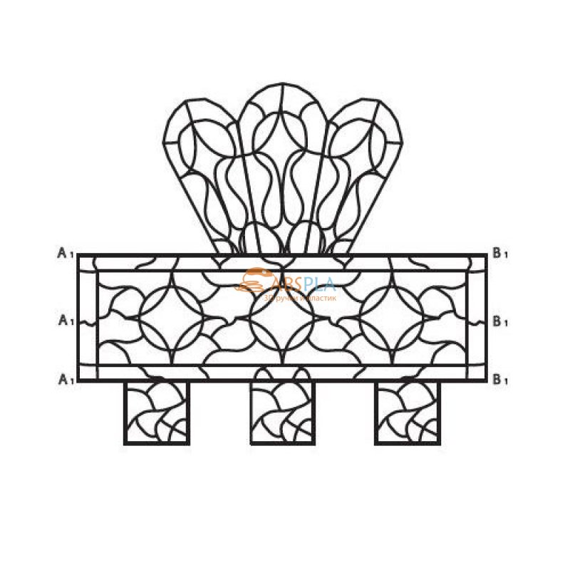 Трафарет подставки