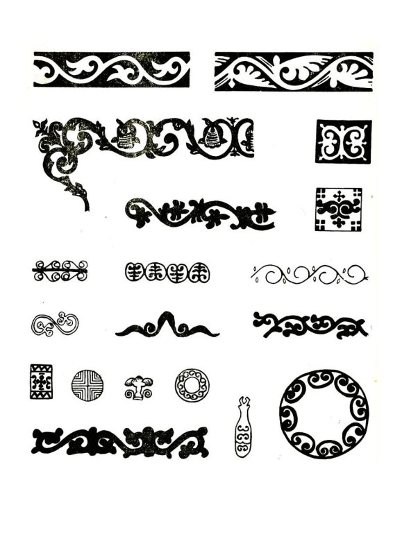 Якутские узоры орнаменты Мандар