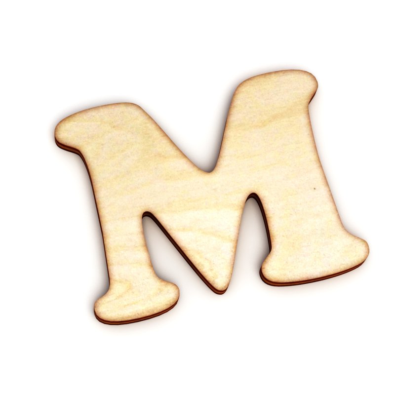 Фигурная буква м