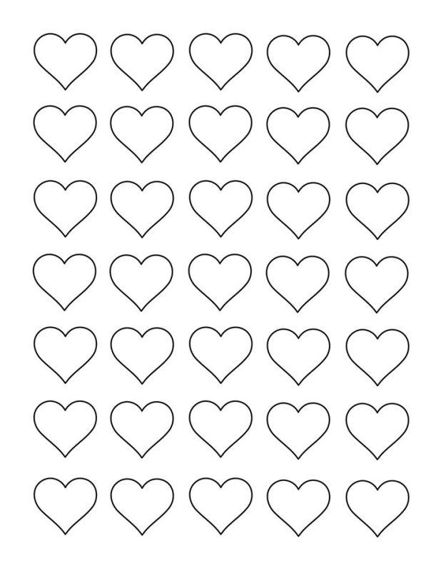 Сердечки для вырезания
