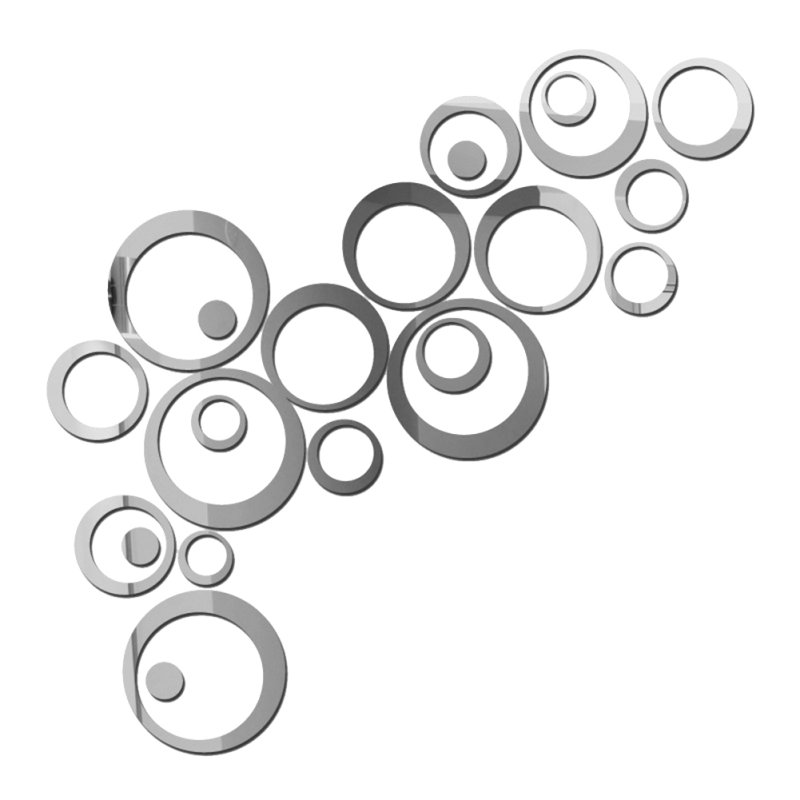 Узор из кругов разного диаметра