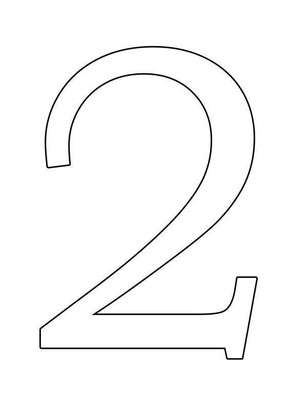 Трафарет "цифры"