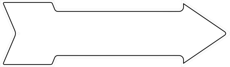 Стрелка шаблон