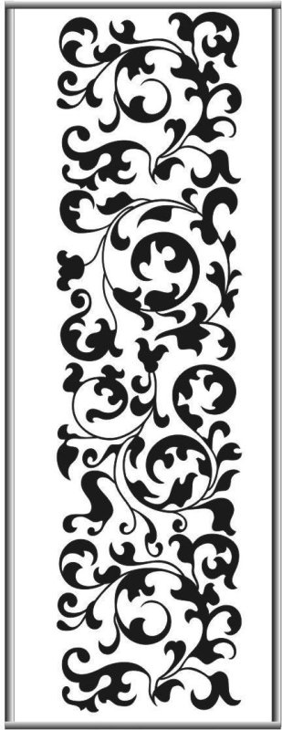 Зеркало трафарет