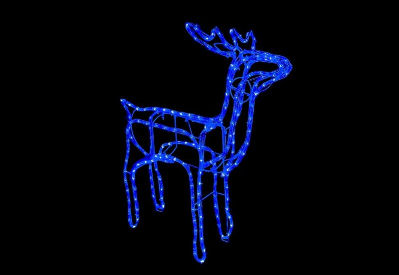Контур оленя из проволоки