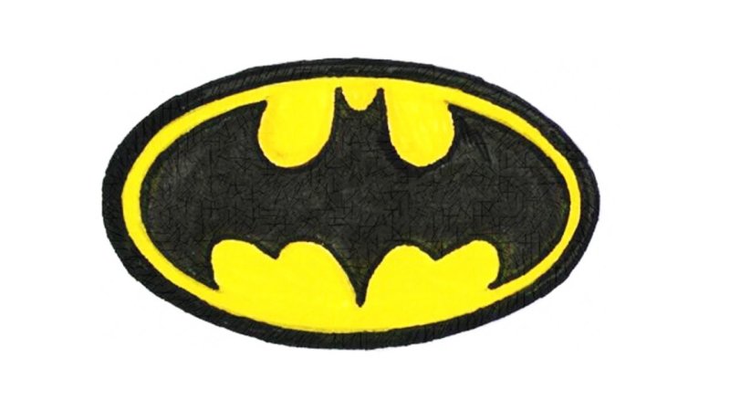 Значок Бэтмена рисунок