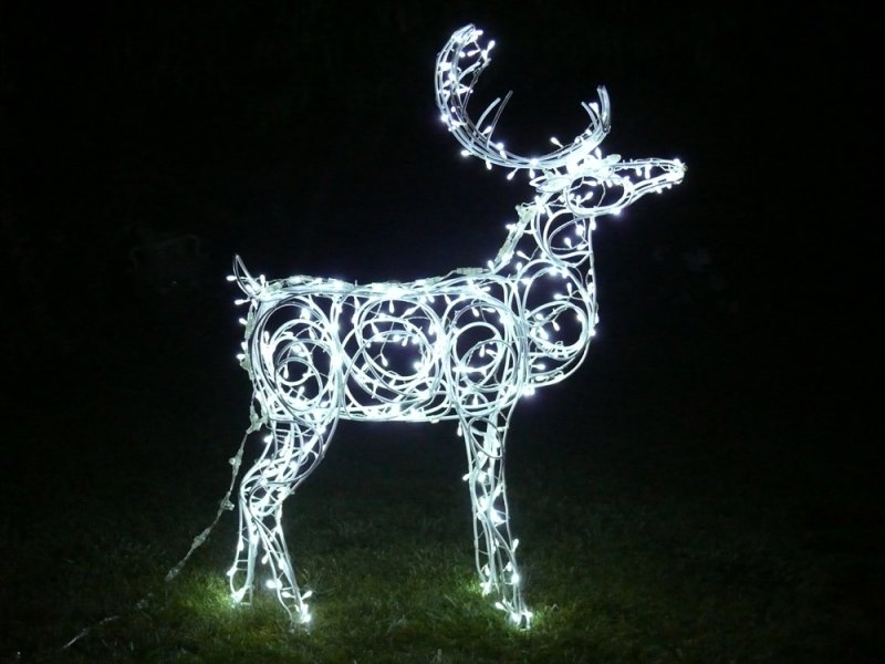 Световая фигура олень