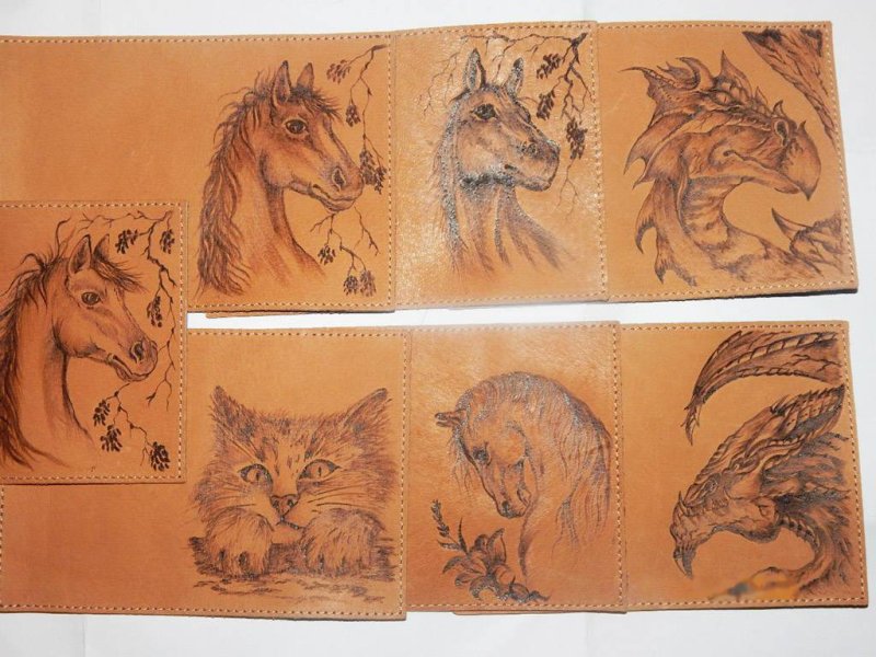 Выжечь на коже рисунок