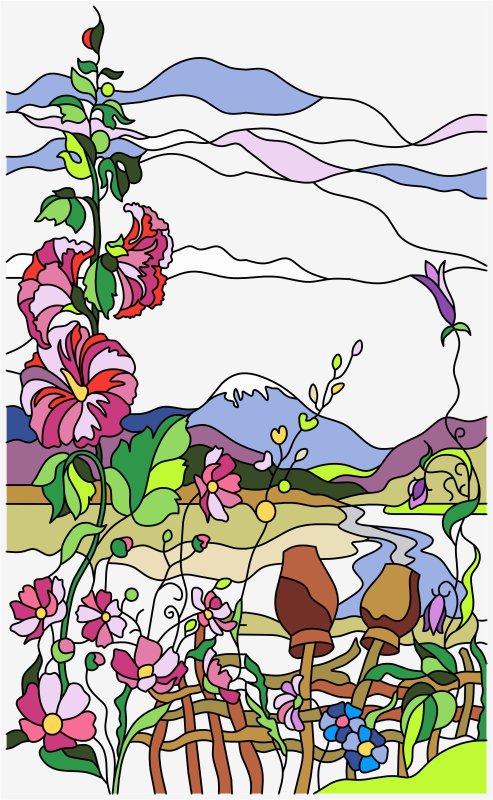 Набросок витража