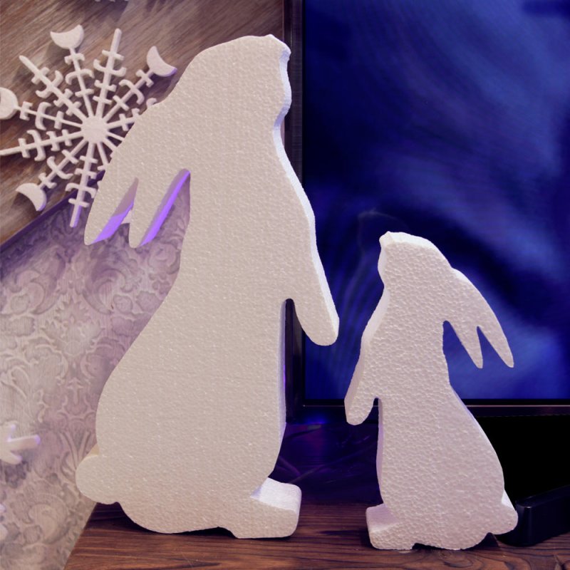 Новогодние фигуры из пенопласта