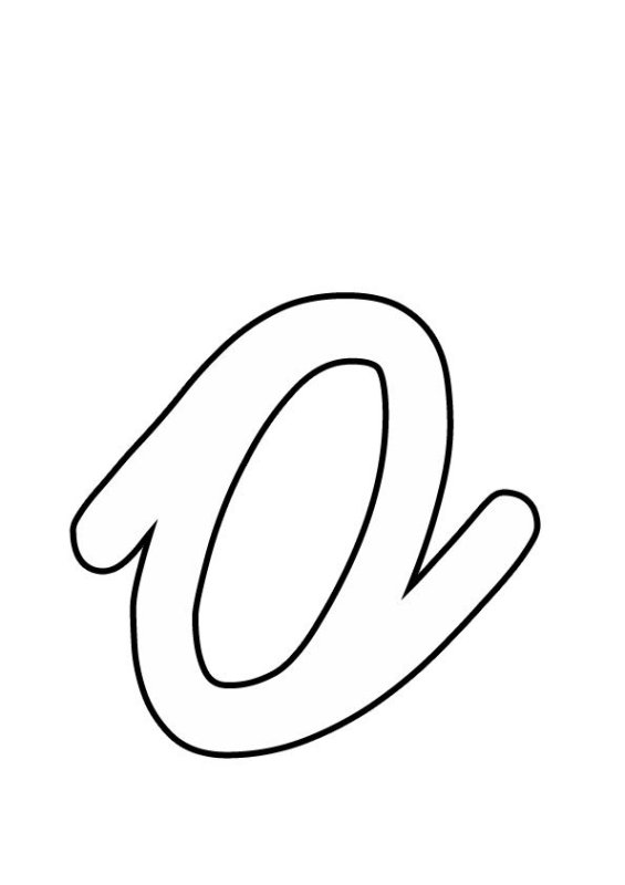 Трафареты букв маленькие