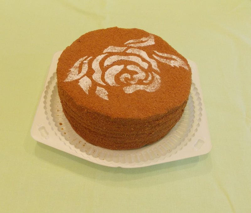 Кондитерский трафарет для торта медовик