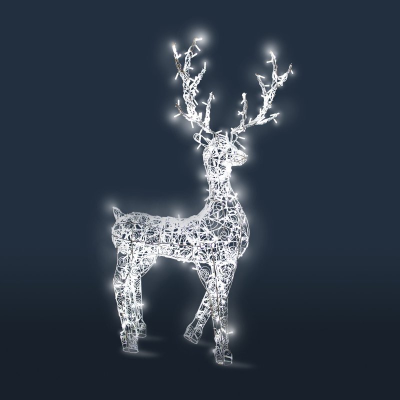 Светящаяся фигура оленя