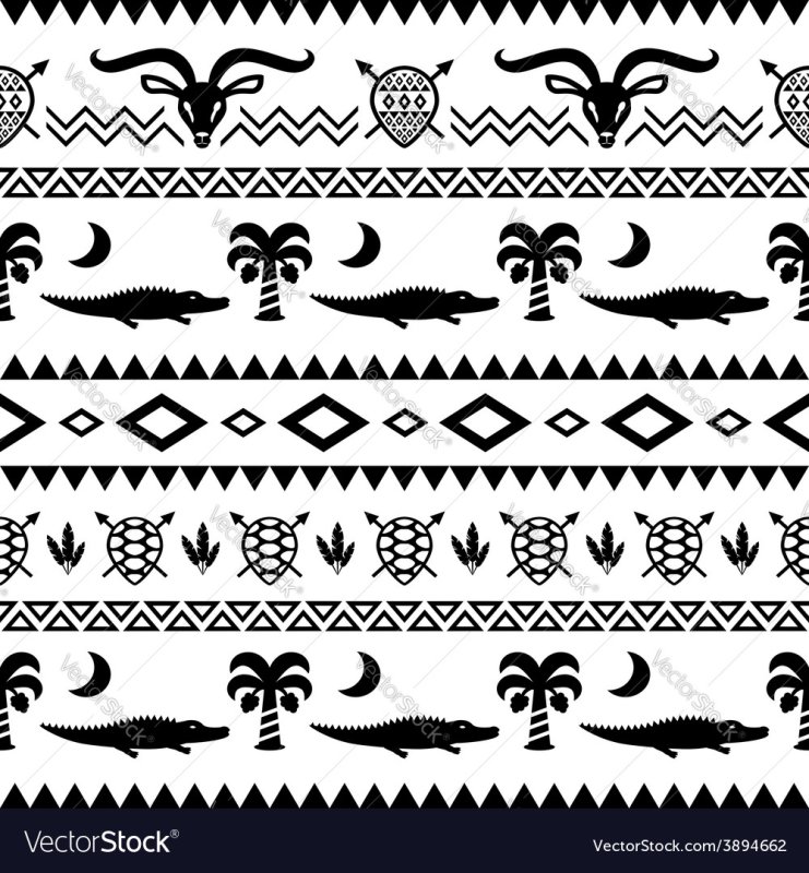 Африканские узоры и орнаменты
