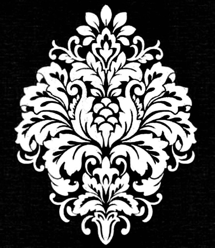 Дамасский трафарет