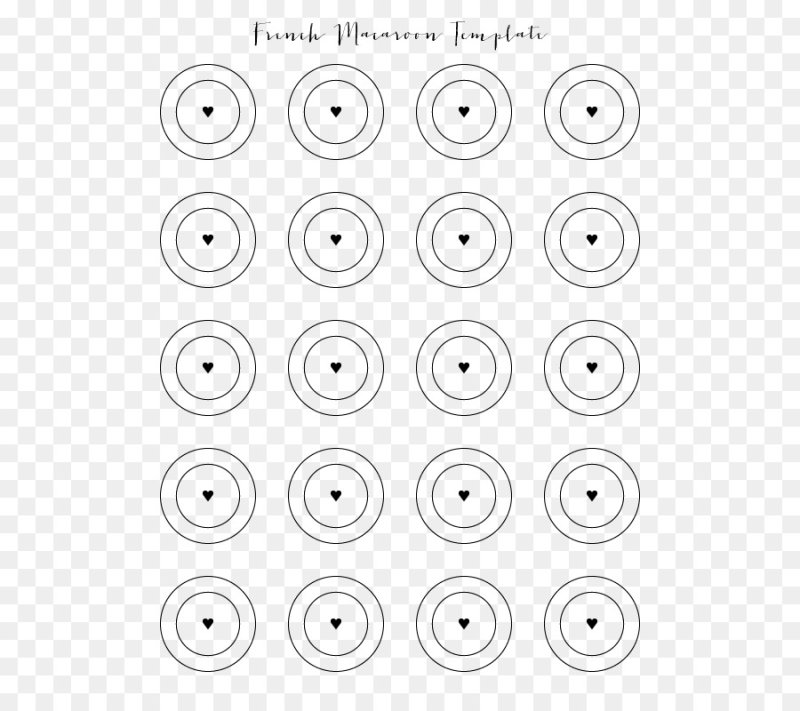 Трафарет для макарунов