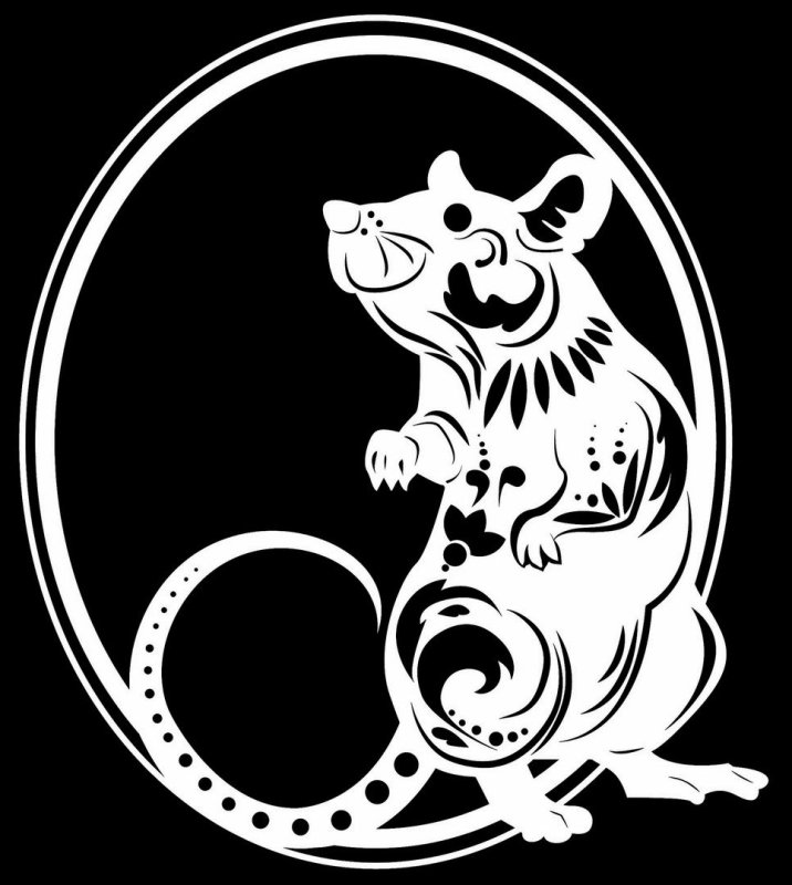 Вырезать крысу на окно