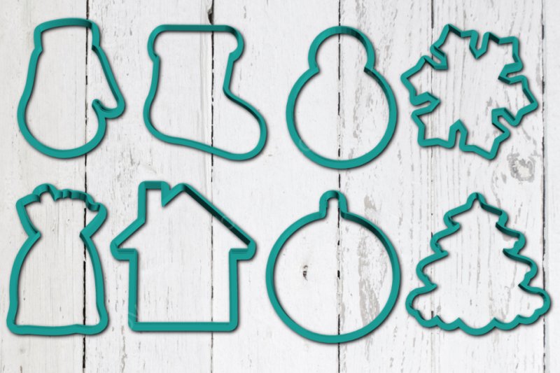 Трафареты для пряников новогодние