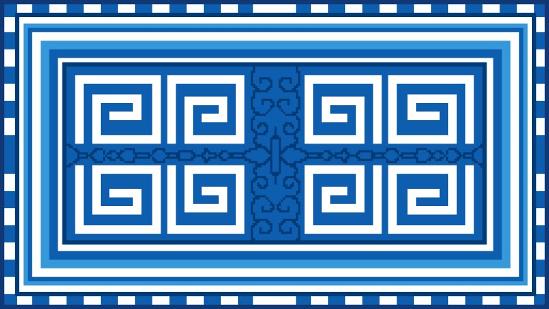 Древнегреческий узор Меандр