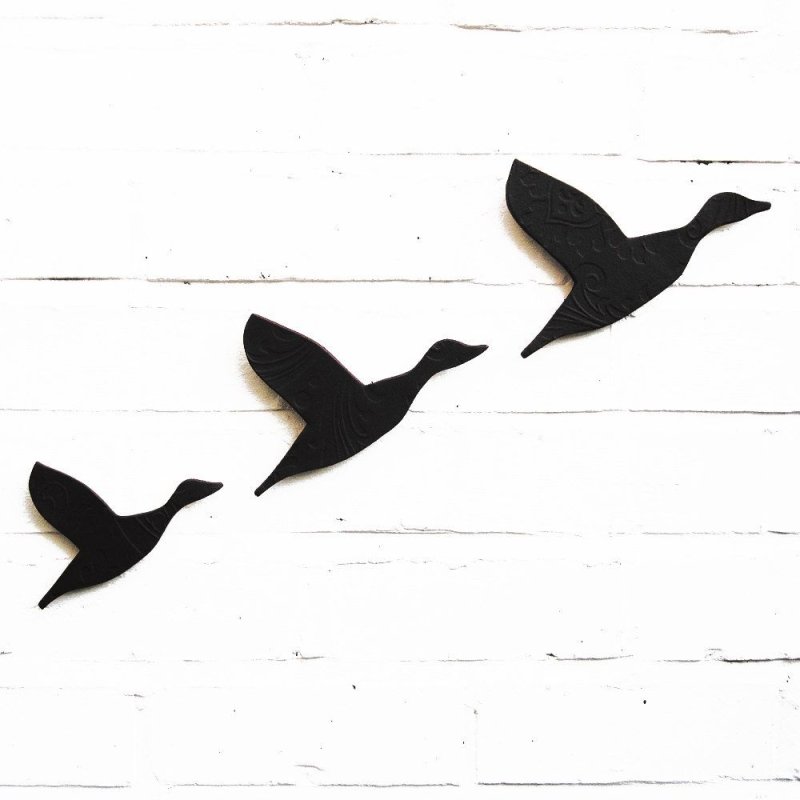 Трафареты птиц для декора