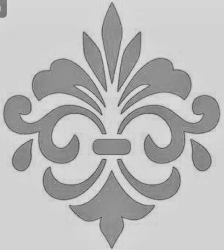 Трафарет орнамент для декора