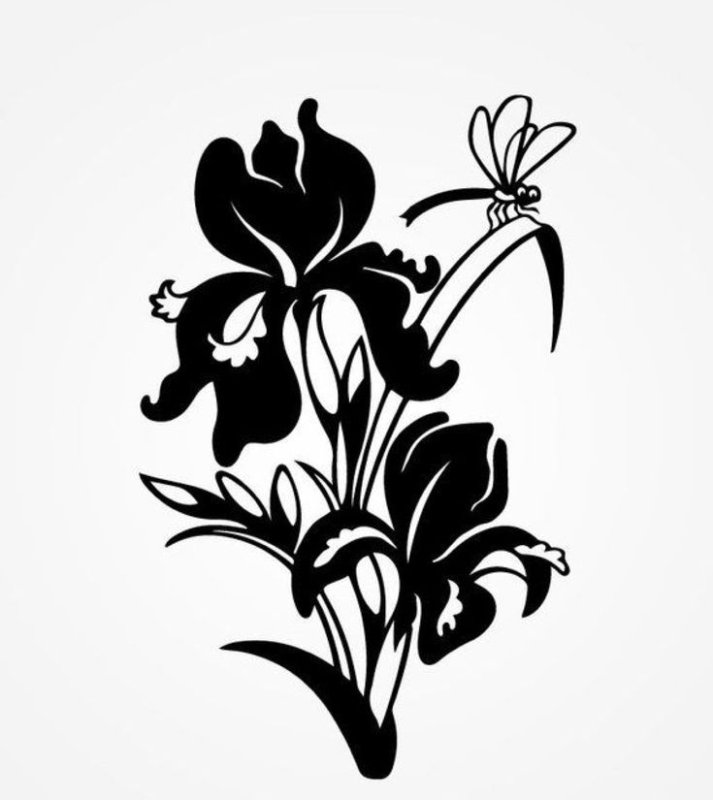 Стилизованные цветы