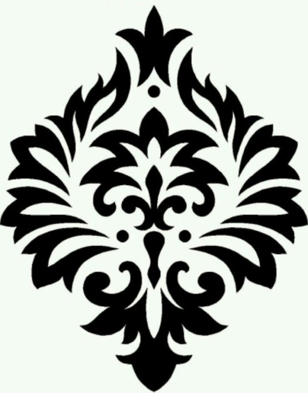 Дамасский трафарет