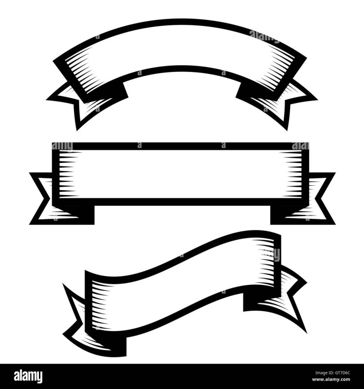 Ленточка для надписи черно белая