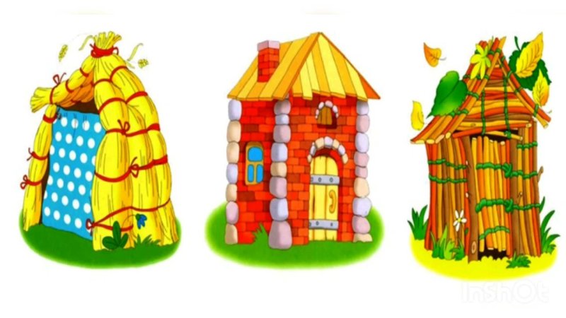 Кукольный театр домик три поросёнка