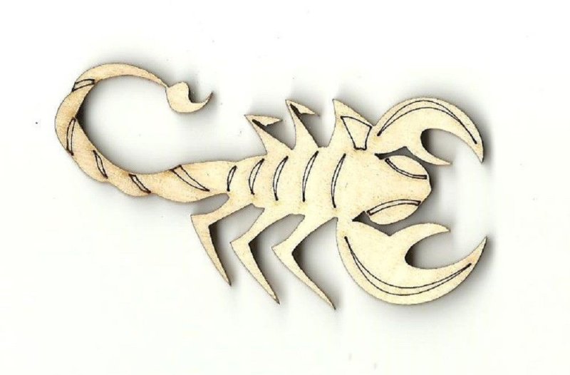 Брелок из фанеры Скорпион