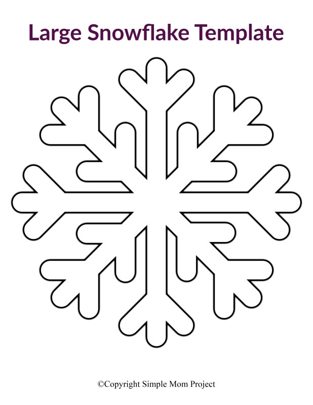 Шаблоны снежинок