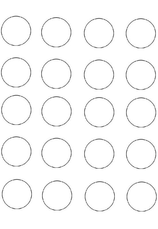 Разметка для макаронс