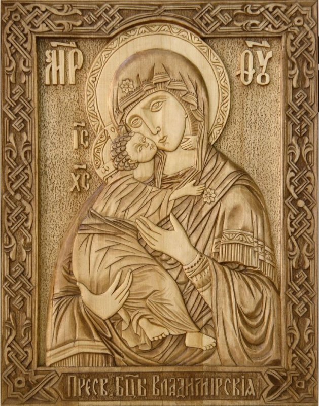 Иконы на резьбе