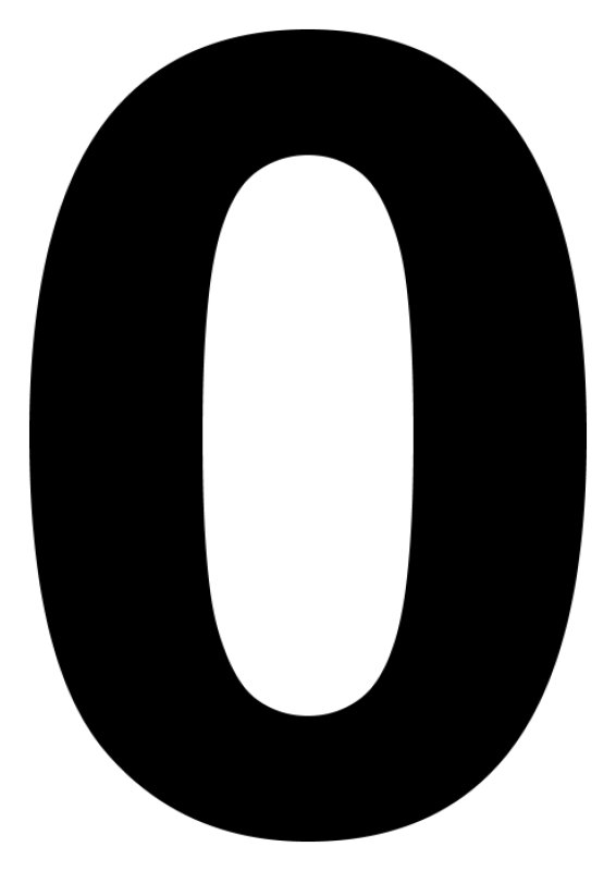 Красивая цифра 0