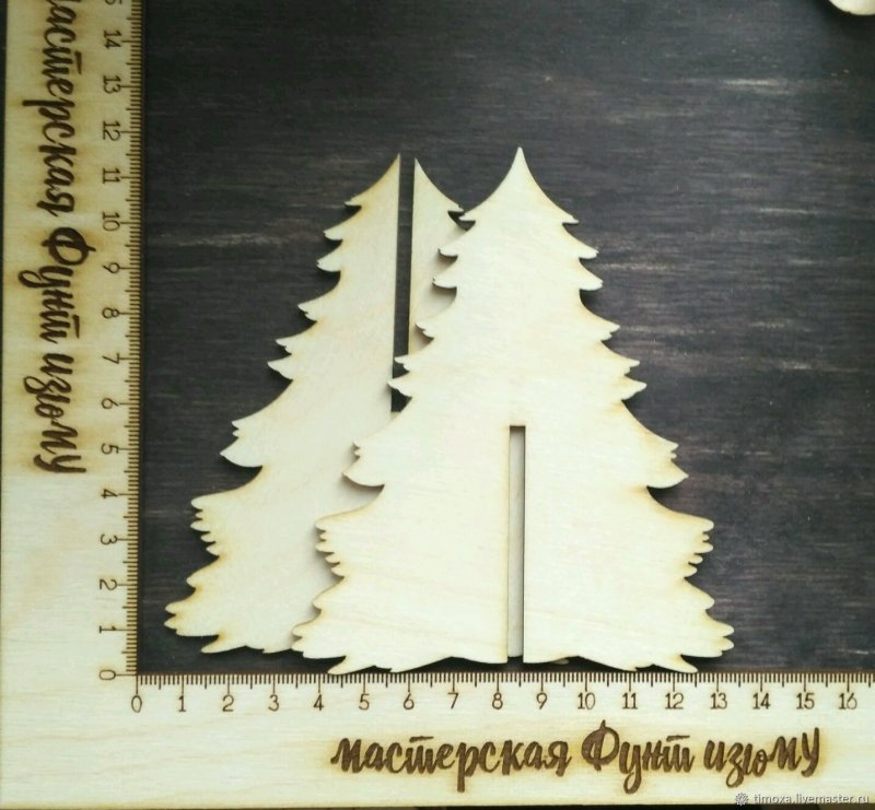 Елочка из фанеры