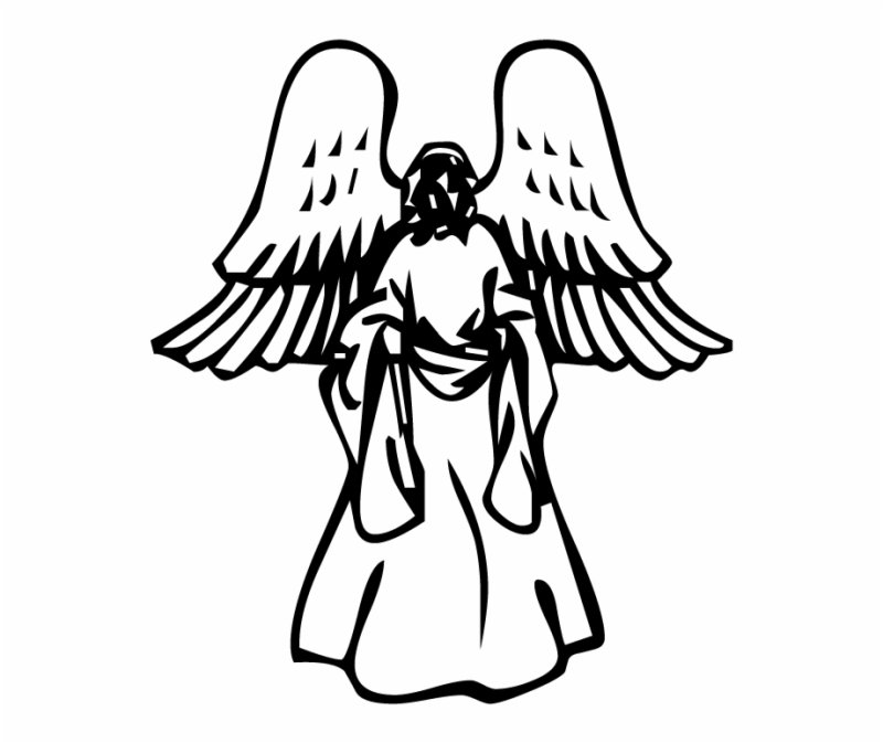 Силуэт ангела