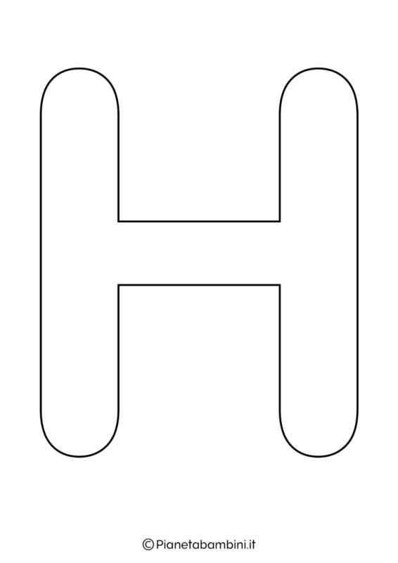 Объемная буква н