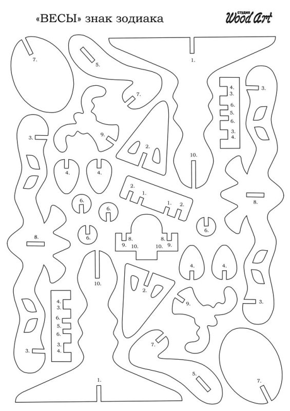 Чертежи для выпиливания лобзиком