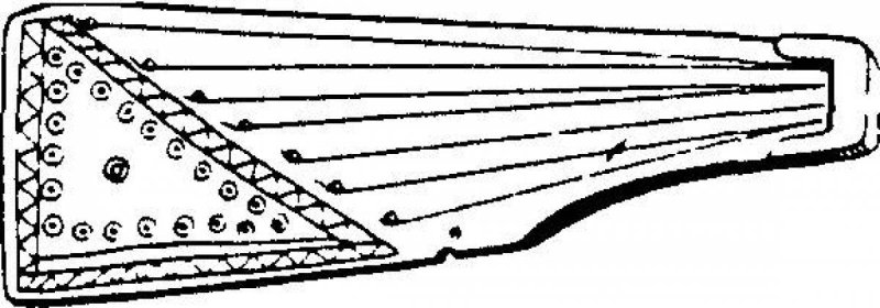 Гусли раскраска для детей