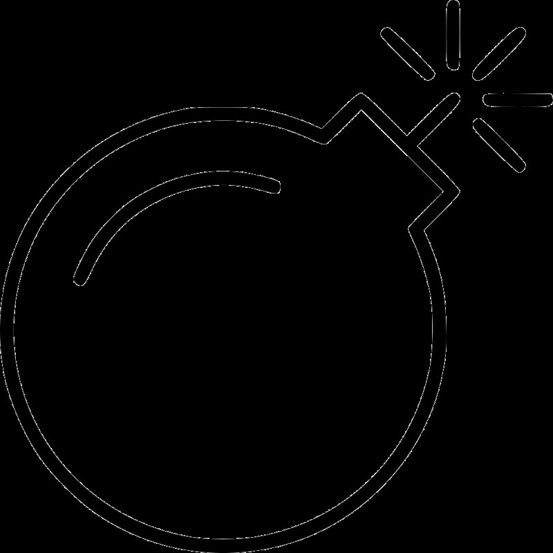 Раскраска бомба